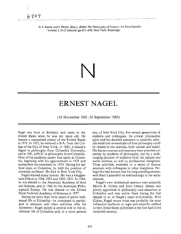 Ernest Nagel