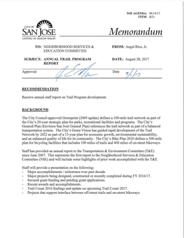 Annual Trail Report