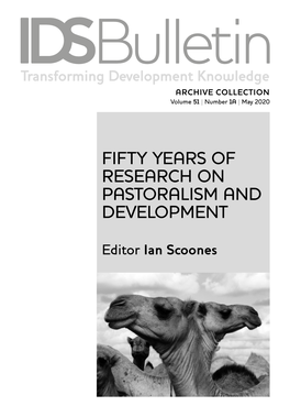Fifty Years of Research on Pastoralism and Development