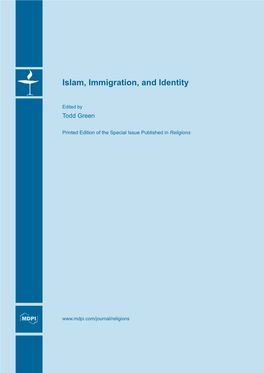 Islam, Immigration, and Identity
