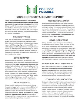 2020 Minnesota Impact Report