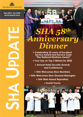 SHA 58Th Anniversary Dinner