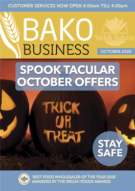 Spook Tacular October Offers