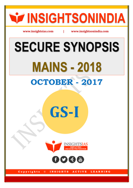 Secure Synopsis Mains - 2018 October - 2017