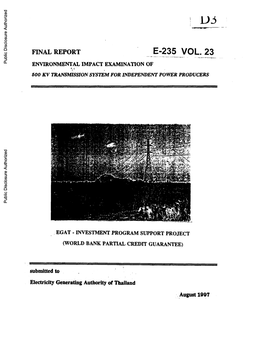 World Bank Document