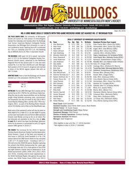 University of Minnesota Duluth Men's Hockey