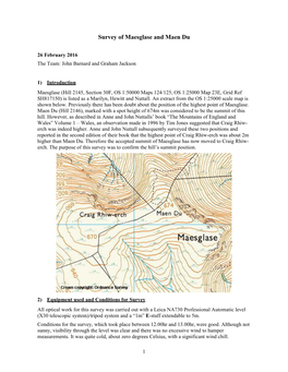 Survey of Maesglase.Pdf