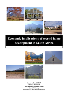 Economic Implications of Second Home Development in South Africa