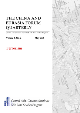The China and Eurasia Forum Quarterly