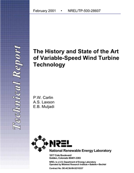 The History and State of the Art of Variable-Speed Wind Turbine Technology