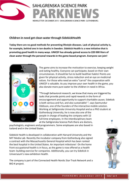 Children in Need Get Clean Water Through Sidekickhealth