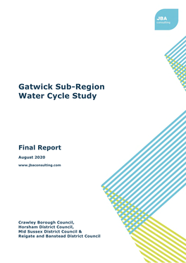 Gatwick Sub-Region Water Cycle Study
