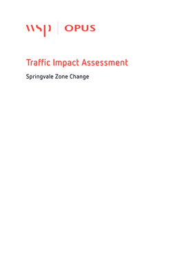 Traffic Impact Assessment