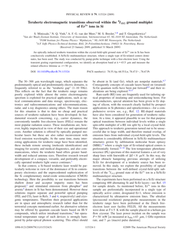 I15Õ2 Ground Multiplet of Er3+ Ions in Si