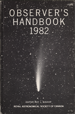 Observer's Handbook 1982