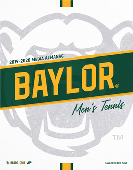 2019-20 Baylor Men's Tennis Media Almanac