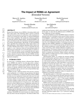 The Impact of RDMA on Agreement [Extended Version]