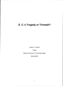 E. C.'S Tragedy Or Triumph?