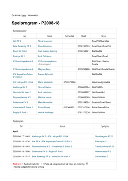 P2008-18 Â•ﬂ Stockholms FF