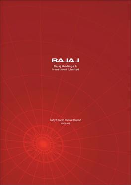 2008-09 Bajaj Holdings & Investment Ltd