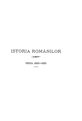 Istoria Romanilor