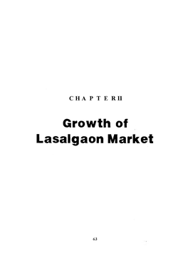 Growth of Lasalgaon Market
