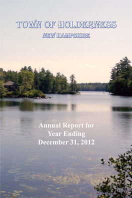 2012 Town Report