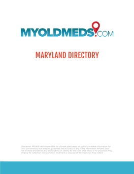 Maryland Directory