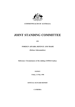 Joint Standing Committee