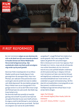 First Reformed