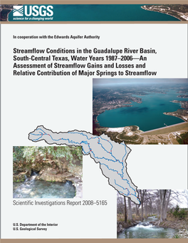 Streamflow Conditions in the Guadalupe River Basin, South