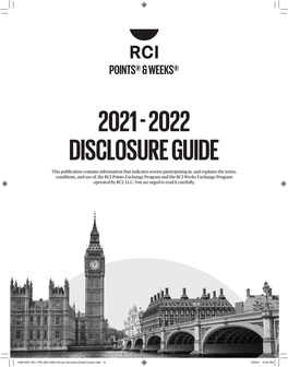 RCI Points Disclosure Guide