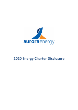 2020 Energy Charter Disclosure