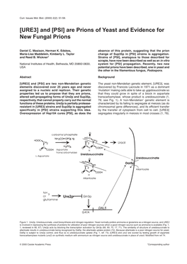 Are Prions of Yeast and Evidence for New Fungal Prions