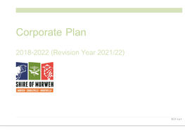 Corporate Plan 2018-2022 (Revision Year 2021/22)