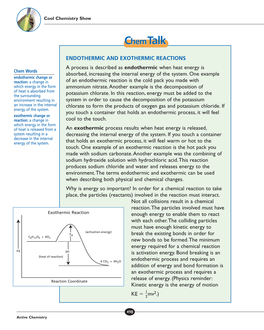 Exothermic Reaction