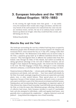 3. European Intruders and the 1878 Rabaul Eruption: 1870–1883