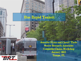 Overview of Bus Rapid Transit