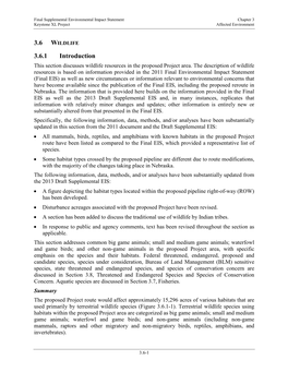 Final Supplemental EIS for the Keystone XL Project