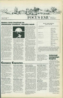 Focus EMU, January 17, 1989