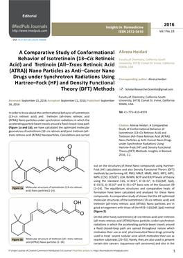 (13–Cis Retinoic Acid) and Tretinoin