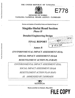 Envinronmental Impact Assessment