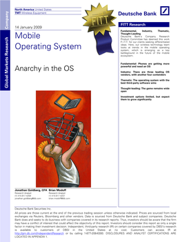 Mobile Operating Systems