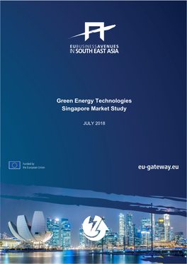 Green Energy Technologies Sector (Singapore Market Study)