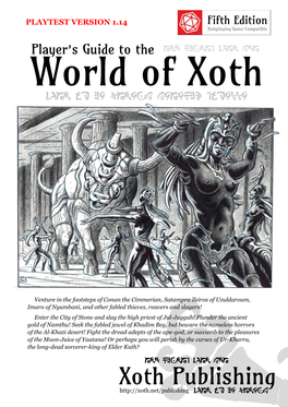 Player's Guide to the World of Xoth