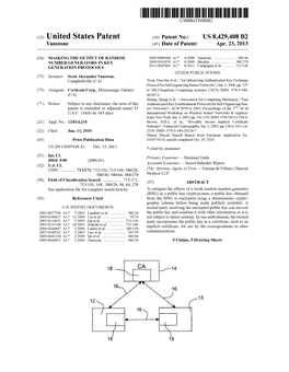 (12) United States Patent (10) Patent No.: US 8,429.408 B2 Vanstone (45) Date of Patent: Apr