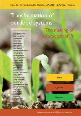 Transformation of Our Food Systems