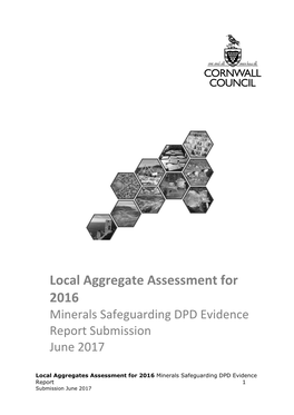 Evidence Report Local Aggregates Assessment
