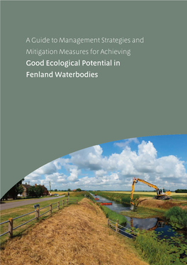 Good Ecological Potential in Fenland Waterbodies Handbook