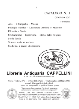 Libreria Antiquaria CAPPELLINI S.N.C